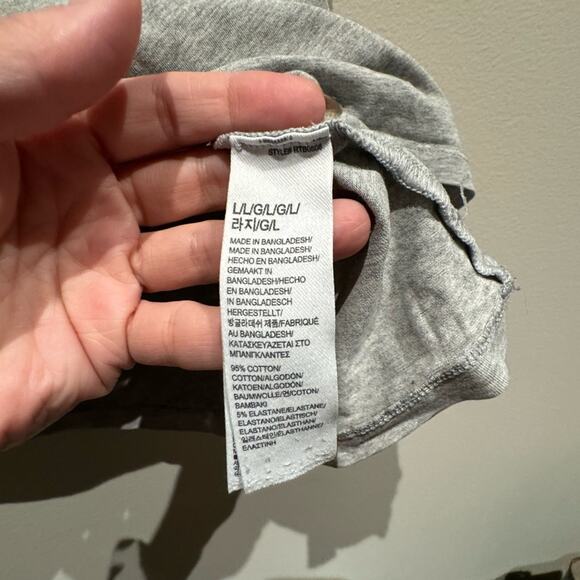 Ted Baker London Basic gray t-shirt in size large - Picture 4 of 5